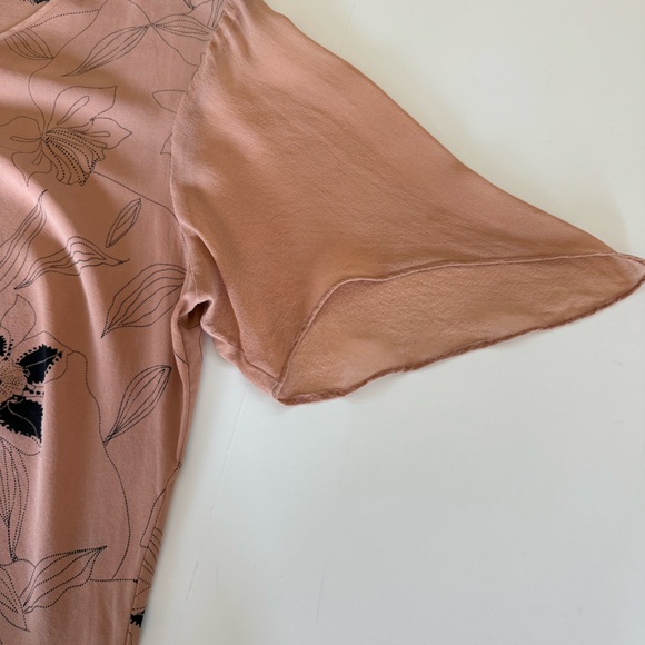 XIUNIANG Silk Blouse with flowy sleeves Size M/L - Picture 9 of 9